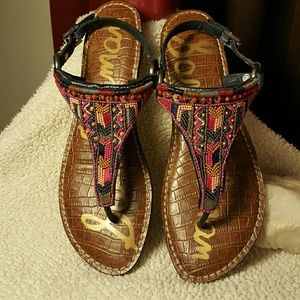 Sam Edelman beaded Greta sandals